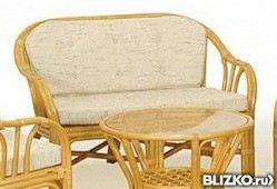 Диван плетёный из натурального ротанга -01/28С-2-х местный