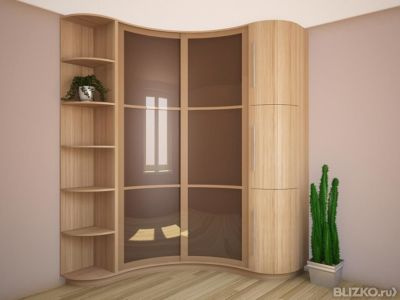 Радиусные шкафы - купе на заказ.