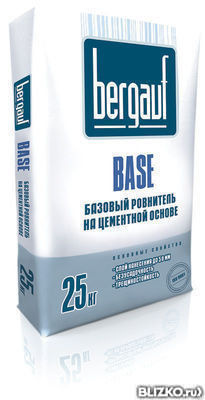 Смесь для выравнивания пола "Base" (меш. 25 кг) Bergauf