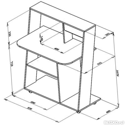 Стол компьютерный кс 9