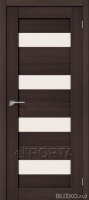 Дверь межкомнатная Эльпорта (el Porta) ПОРТА 23, ЭкоШпон, Wenge Veralinga
