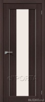 Дверь межкомнатная Эльпорта (el Porta) ПОРТА X 25 alu, 3D Wenge
