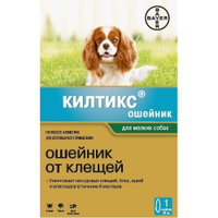 Ошейник Килтикс для мелких пород собак 38 см, 1 шт., Байер