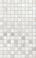 Керамический декор мозаичный 25х40 Гран Пале белый мозаичный