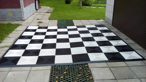 Большая шахматная доска 3,30х3,30 м