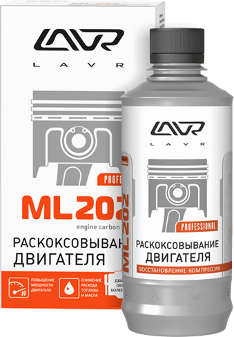 Жидкость для раскоксовывания двигателя Lavr ML202+ 330 мл