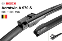 Комплект щеток стеклоочистителя Bosch Aerotwin A 970 S (600/500 мм)