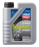 Масло моторное для скутеров LIQUI MOLY Motorbike 2T Basic Scooter Street 1л