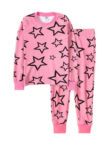 Пижама детская Dusty pink stars пыльно-розовый 3- 7 лет арт.SM538 Wonderlandiya