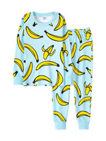 Пижамы для девочки "Metntol banana" ментол 3-7 лет арт.SM538 Wonderlandiya