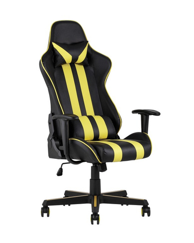 Кресло игровое TopChairs Camaro желтое Игровое кресло Stool Group компьютер