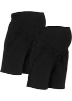 Толстовки-шорты для беременных из хлопка (2 шт в упаковке) Bpc Bonprix Collection, черный