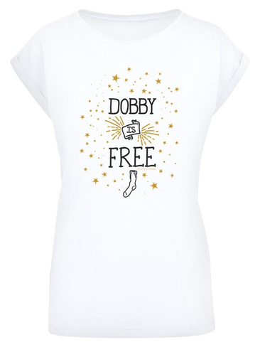 Рубашка F4Nt4Stic Harry Potter Dobby Is Free, белый