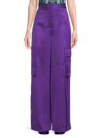 Широкие брюки карго Duchesse Versace, цвет Bright Dark Purple