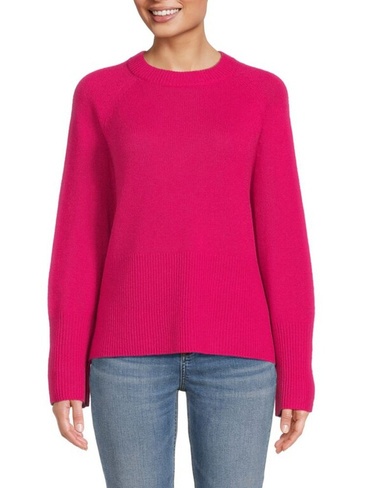 Кашемировый свитер с рукавами реглан Krystal 360 Cashmere, цвет Hibiscus