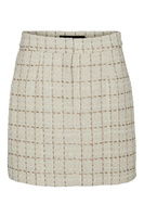 Короткая твидовая юбка Vero Moda, серый