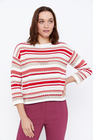 Хлопковый свитер BC. Cortefiel, темно-красный