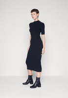 Вязаное платье Mockneck Midi Sweaterdress Abercrombie & Fitch, цвет black beauty