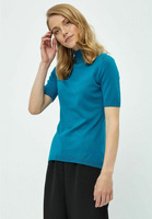 Базовая футболка Deevia Short Sleeve Knit Pullover Desires, цвет crystal teal