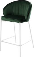 Полубарный стул Миэль зеленый/белый