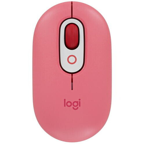 Беспроводная мышь Logitech PopMousePink