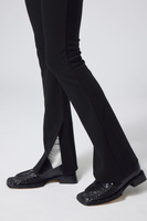 Расклешенные брюки philo из джерси H&M, черный