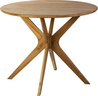 Стол деревянный из массива дуба Эмирель D95 Дуб светлый