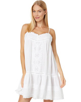 Платье Lucky Brand Drop Waist Embroidered Mini, белый