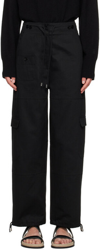 Черные брюки карго Toteme