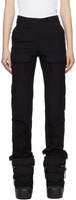 Черные брюки с карманами и сильфоном Givenchy