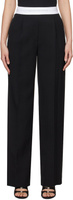 Черные брюки со складками Alexander Wang, цвет Black