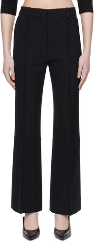 Черные укороченные брюки Victoria Beckham