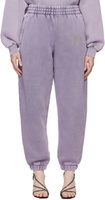 Фиолетовые брюки для отдыха с принтом Alexanderwang.T
