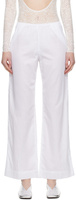 Белые брюки для отдыха с карманами Yoko Leset