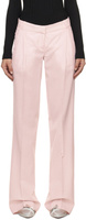 Розовые брюки в клетку Glen Coperni