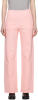 Розовые брюки для отдыха на резинке Acne Studios