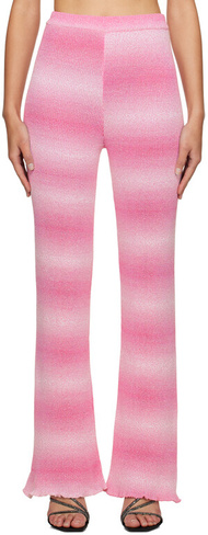 Розовые брюки с градиентом Msgm