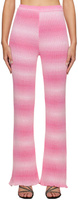 Розовые брюки с градиентом Msgm