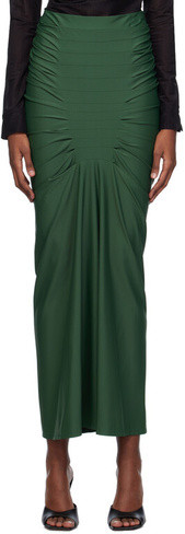 Зеленая длинная юбка Melia Gauge81