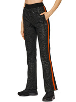 Спортивные брюки ФИЛА, черный/оранжевый