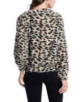 Свитер 1.STATE One Shoulder Leopard Pullover, цвет True Camel