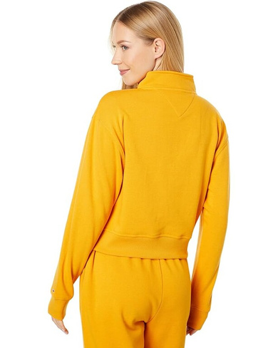 Пуловер Tommy Hilfiger 1/2 Zip Crop Pullover, цвет Sunflower
