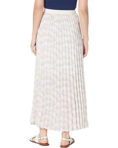 Юбка Tommy Hilfiger Chiffon Pleated Skirt, цвет Optic White Multi