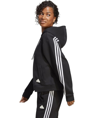 Худи Adidas Future Icons 3-Stripes Full Zip Hoodie, цвет Black 1