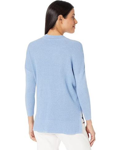Свитер Lilla P 3/4 Sleeve Shawl Collar Tunic Sweater, цвет Ocean