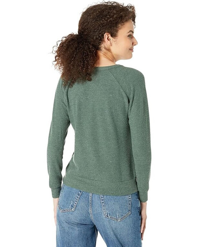 Пуловер Chaser Mountain Life Recycled Bliss Knit Raglan Pullover, цвет Greenhouse