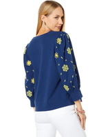 Толстовка Lilly Pulitzer Corden Knit Sweatshirt, цвет Low Tide Navy