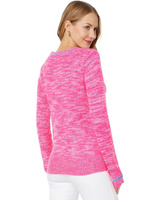 Свитер Lilly Pulitzer Rollins Sweater, цвет Pink Grenadine Jadore Intarsia
