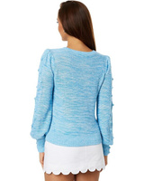 Свитер Lilly Pulitzer Attie Sweater, цвет Aqua Palma Marl
