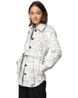 Куртка line and dot Georgia Jacket, цвет White/Black Multi
